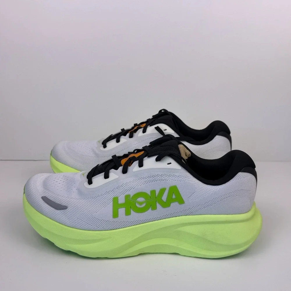 Hoka One One Rincon 5 Running Shoes Men Sz 10D Dark Lime Green 1176630 Sample